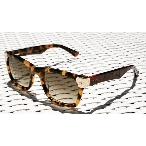 Unisex Tortoise MEGA Sunglasses with Dark Brown Lenses